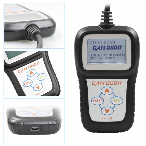 Mini V581 CAN OBDII EOBD Code Reader